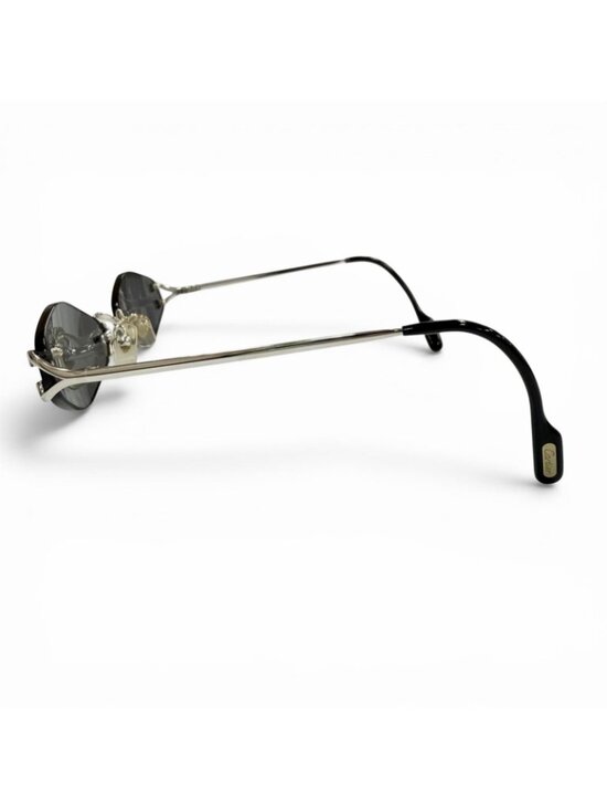 Cartier Rimless Two Point Logo Eyewear Sunglasses Silver Black 20 main image 9